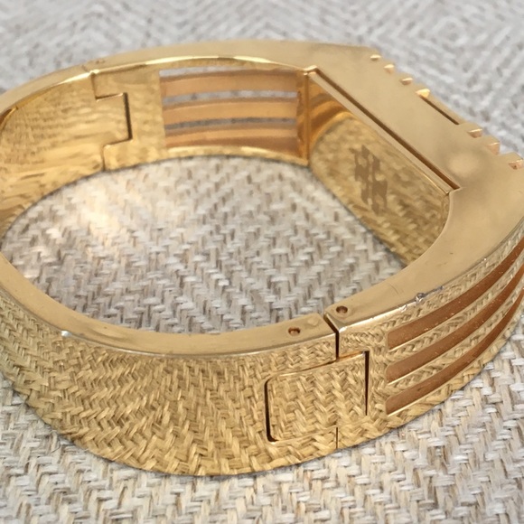 Tory Burch Metal Hinged Bracelet - Picture 8 of 9